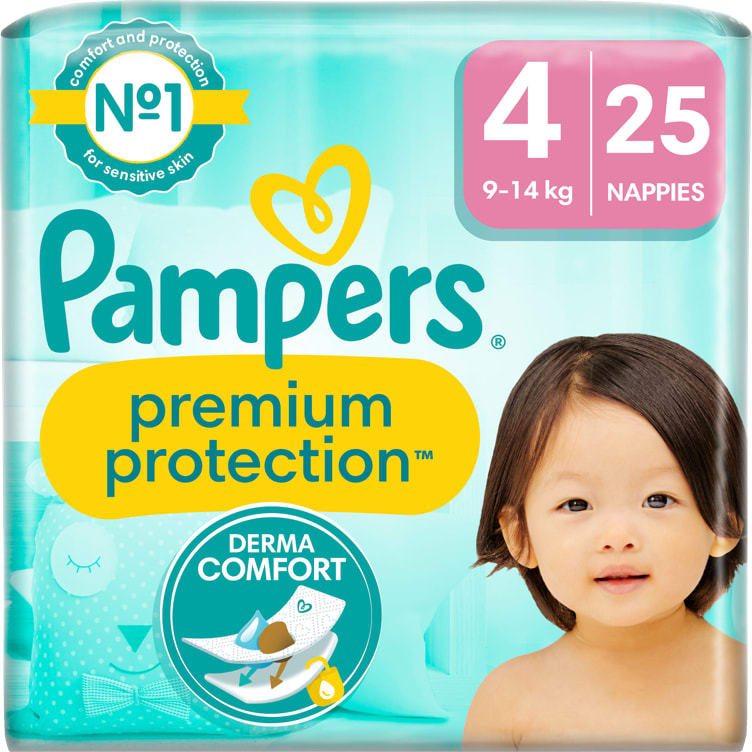 Pampers Premium Protection S4 9-14kg 25stk