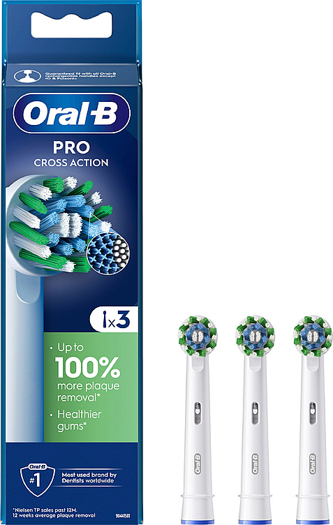 Oral-B Børstehoder Pro Cross Action 3stk