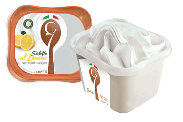 Iskrem Vegansk Sitron Sorbet 1l G7