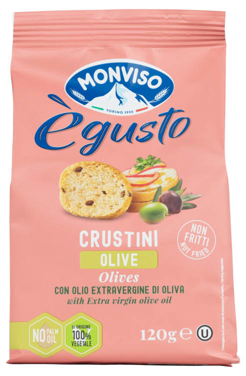 Crustini Oliven 120g Panmonviso