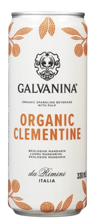 Organic Clementine Øko Brus 0,33l boks Galvanina