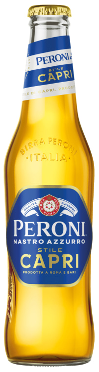 Peroni Nastro Azzurro Capri 0,33l flaske