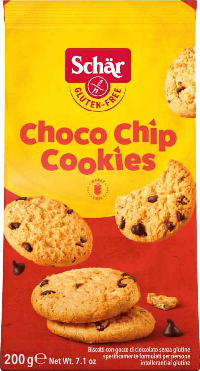 Choco Chip Cookies glutenfri 200g Schar