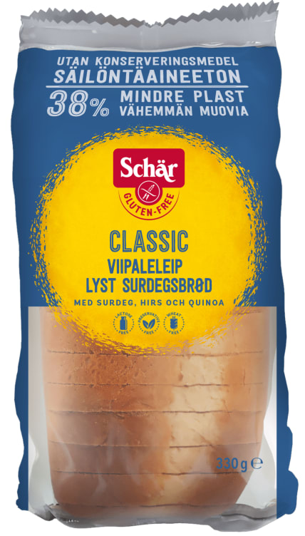 Brød Classic Skåret glutenfri 300g Schar