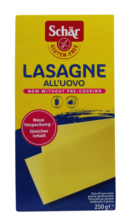 Lasagneplater m/Egg 250g Schär