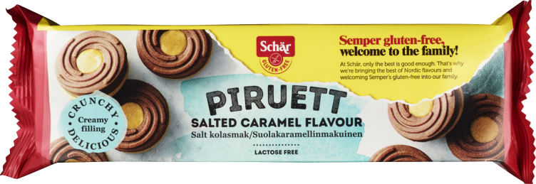 Piruett Salted Caramel glutenfri Schär