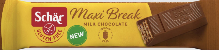 Maxi Break Melkesjokolade Gl.Fri 38g Schär
