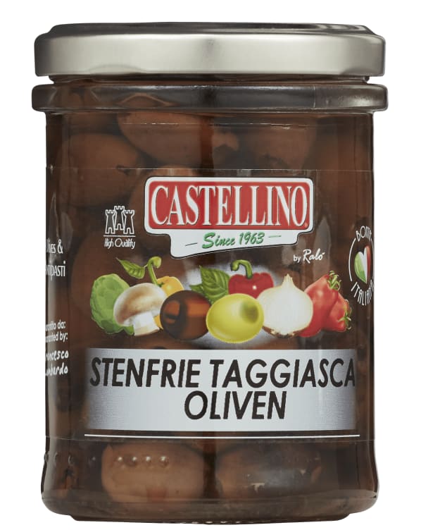 Oliven Taggiasca u/Sten 180g Castellino