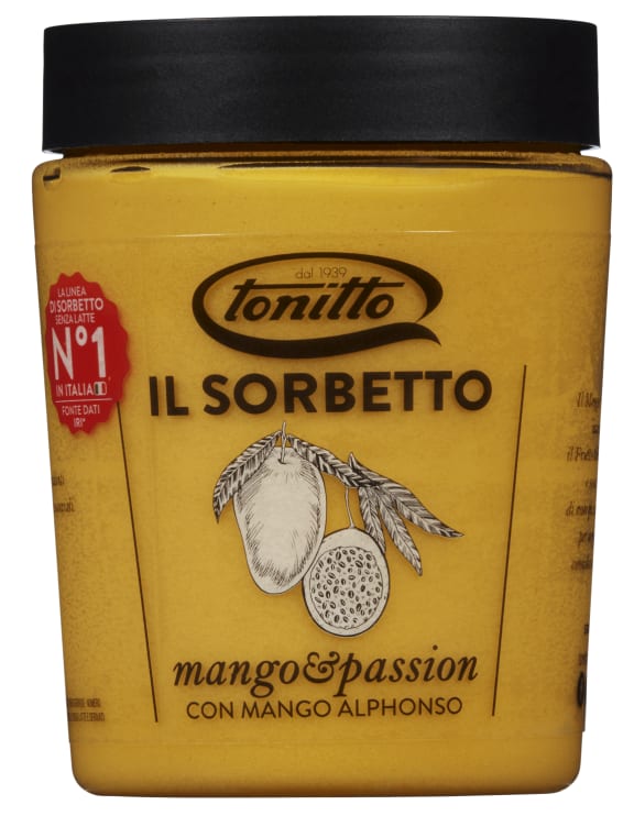 Bilde av Sorbetto Mango&Passion 0,5l Tonitto