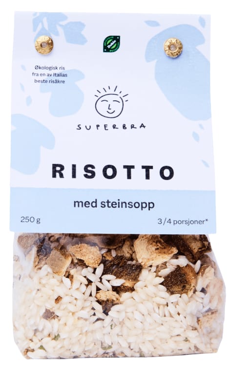 Risotto m/Steinsopp Økol 250g Superbra