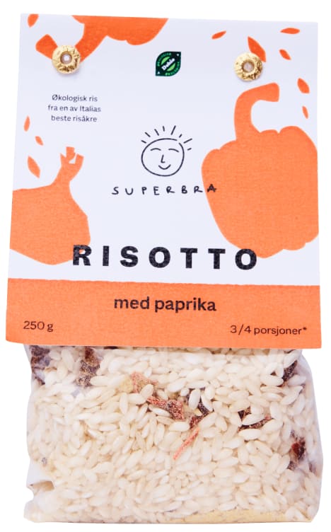 Risotto m/Paprika Økol 250g Superbra