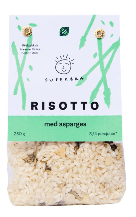 Risotto m/Asparges Økol 250g Superbra