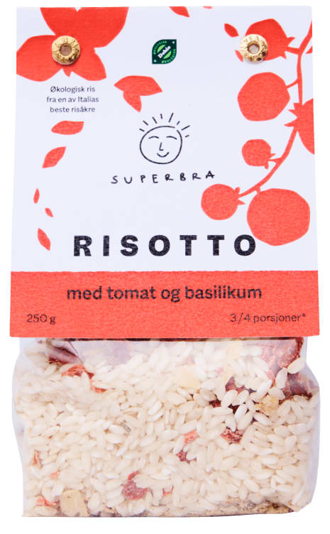 Risotto m/Tomat Økol 250g Superbra