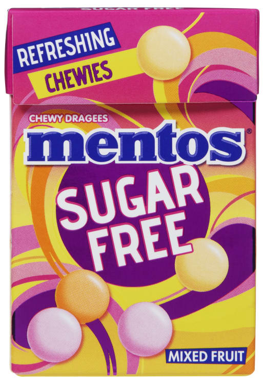 Mentos Mixed Fruit Sugarfree 45g
