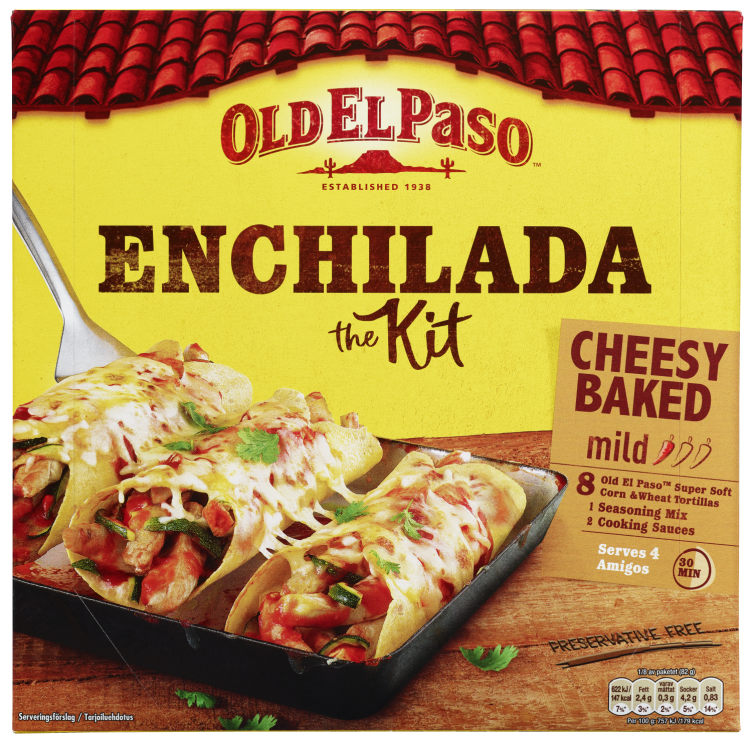 Old El Paso Enchilada Kit 657g