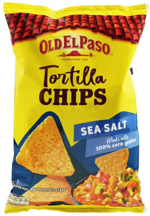 Tortilla Chips Sea Salt 185g Old El Paso