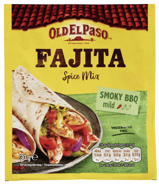 Spice Mix Fajita 30g Old El Paso