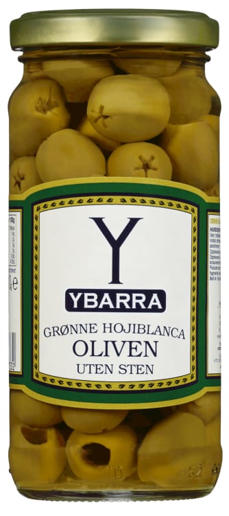 Oliven Grønne u/Sten 230g Ybarra