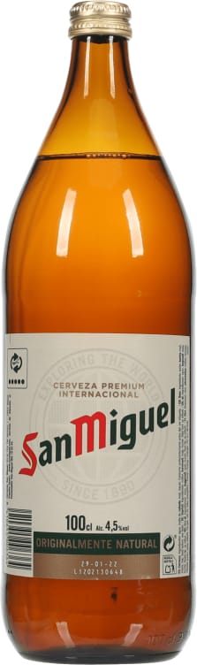 San Miguel Pils 1l flaske