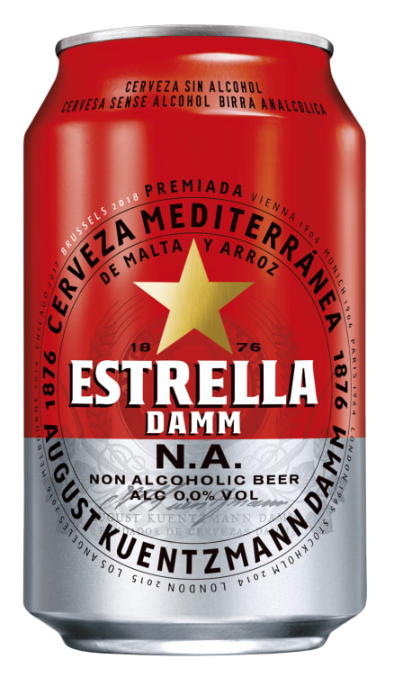 Estrella Damm Alkoholfri 0,33l boks