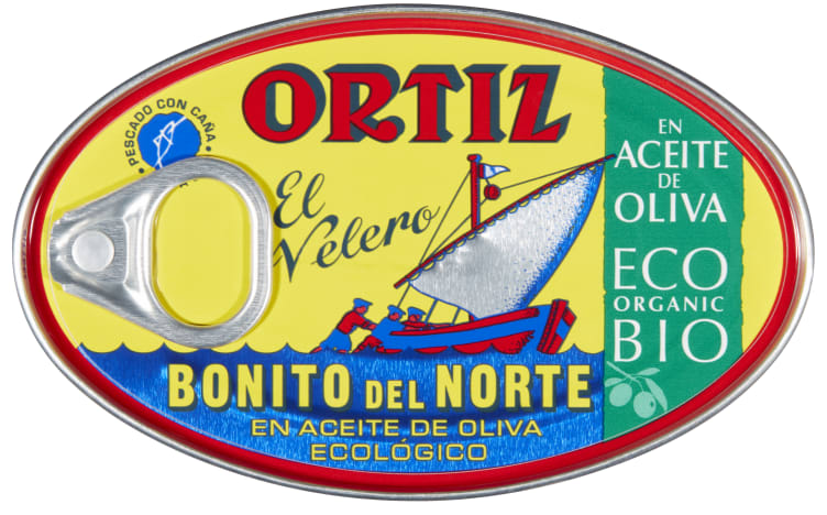 Tunfisk Hvit Økologisk i Olivenolje 112g Ortiz