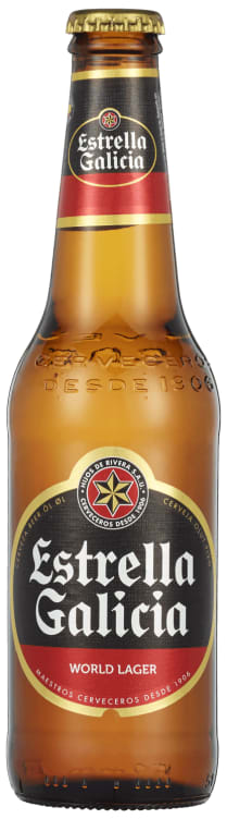 Estrella Galicia Premium Lager 0,33l flaske