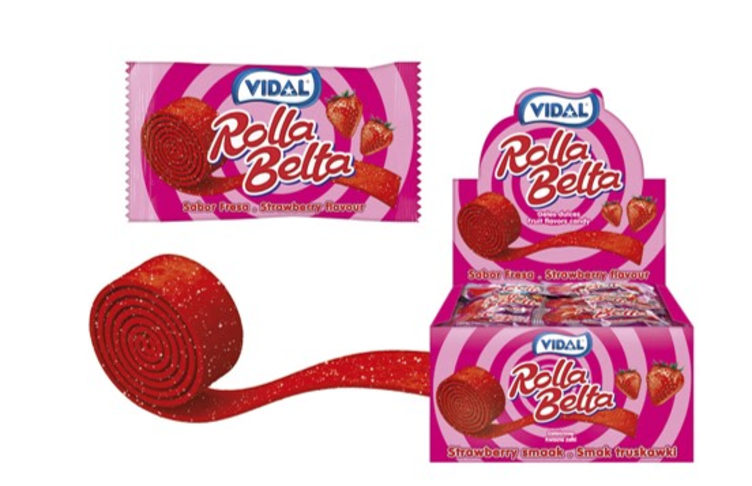 Strawberry Rolla Belta 19g Godtesjuk