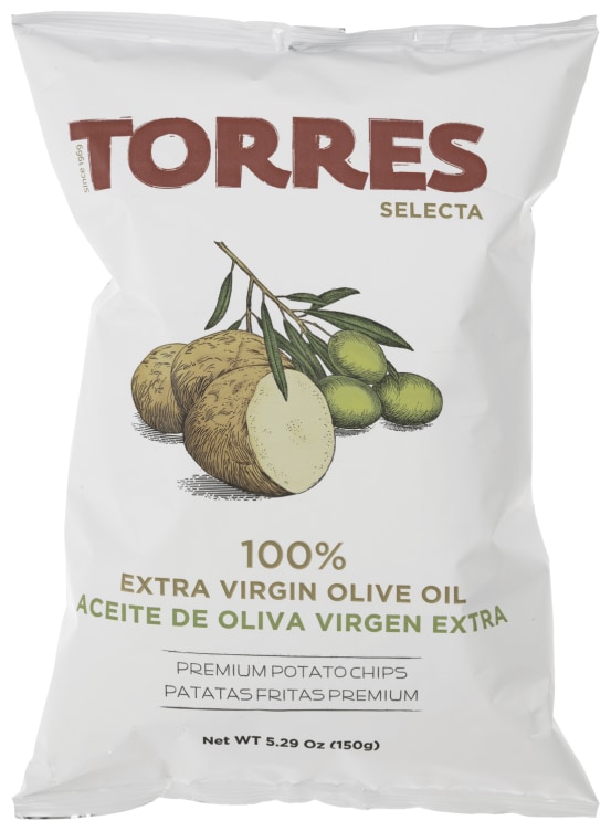 Potetchips Olivenolje 150g Torres