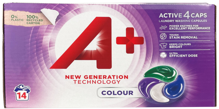 Product Image for A+ Active 4 Color Caps 14stk