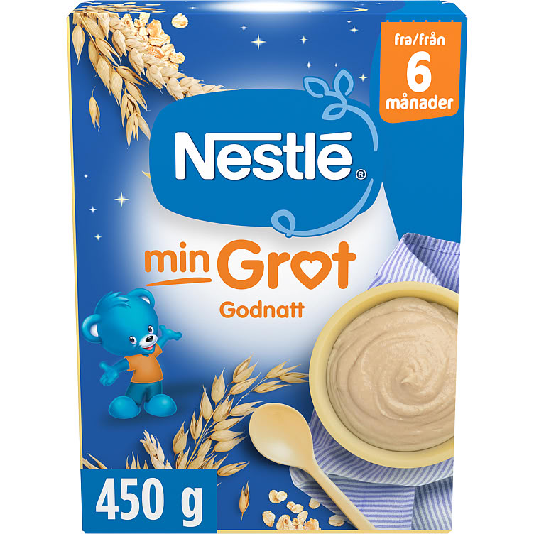 Product Image for Min Grøt God Natt 6m 450g Nestle