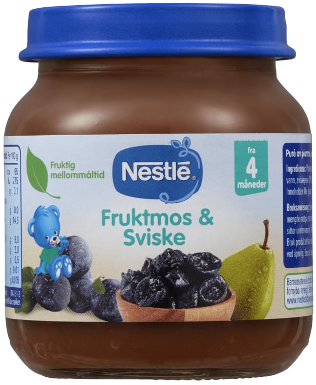 Bilde av Fruktmos&Sviske 4mnd 125g Nestle