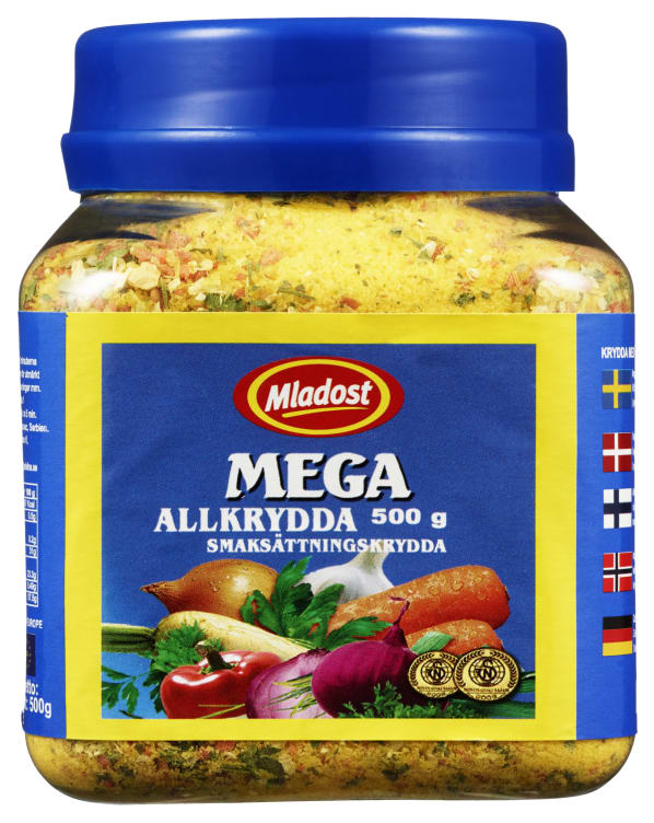 Allkrydder 500g Mega