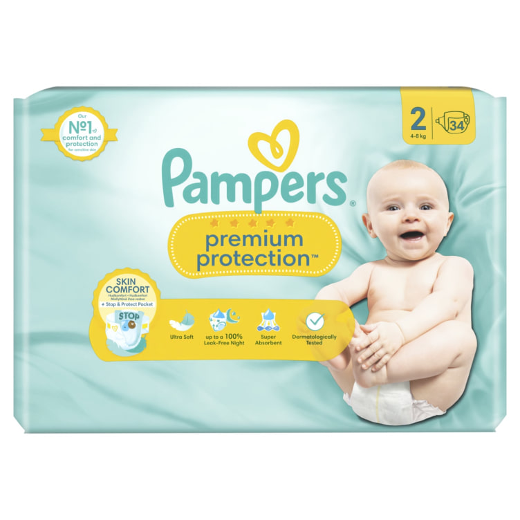Bleier Pampers S2 Newbaby Premprot 4-8kg 34st