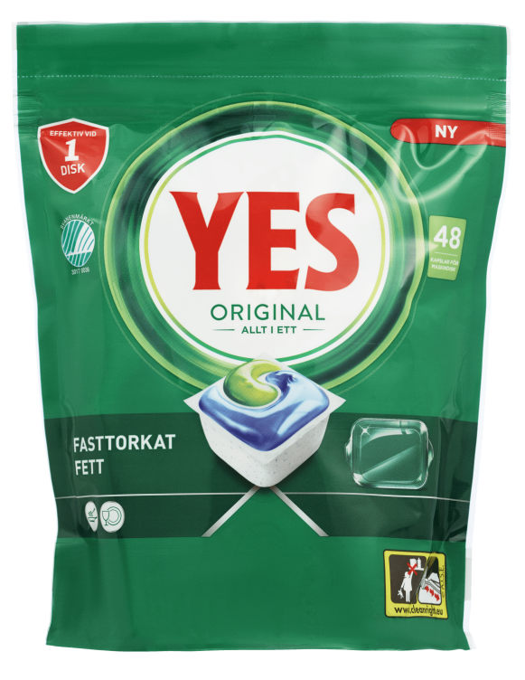 Product Image for Yes Original Maskinoppvask Alt i Ett 48stk