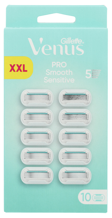 Product Image for Venus Barberblad Pro Smooth Sens. 10stk Gillette.