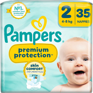 Pampers Bleier Prem Prot S2 Nb 4-8kg 35stk