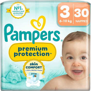Pampers Bleier Prem Prot S3 6-10kg 30stk