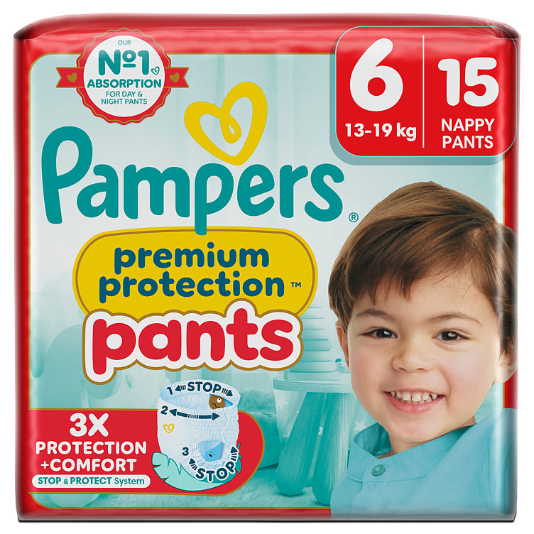 Product Image for Pampers Bleier Premprot Pants S6 13-19kg