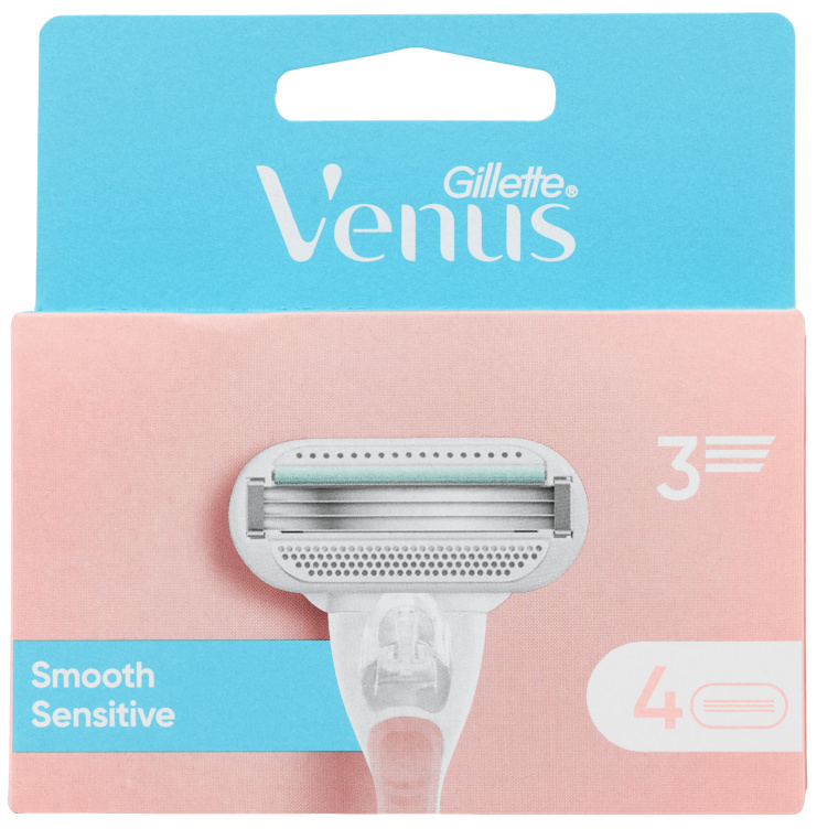 Venus Barberblad Smooth Sensitive 4stk Gillette