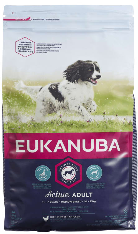 Dog Adult Medium 3kg Eukanuba