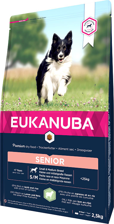 Dog Adult Senior Sm/Med 2.5kg Eukanuba