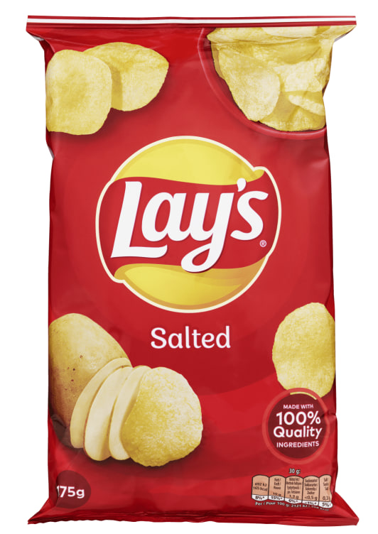 Lays Chips Saltet 175g