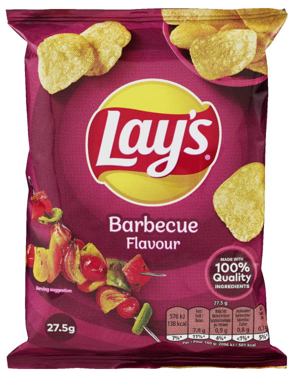 Chips Bbq Ge&Is 27,5g Lays