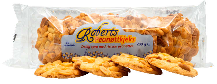 Peanøttkjeks 200g Roberts