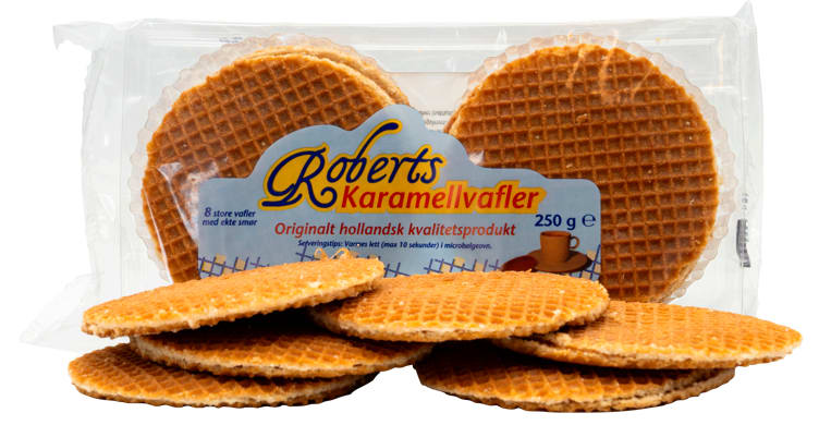 Bilde av Karamellvafler 250g Roberts