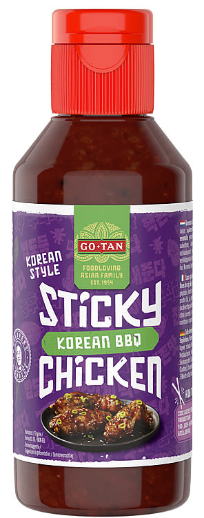 Sticky Chicken Korean Bbq Sauce 220ml Go-Tan