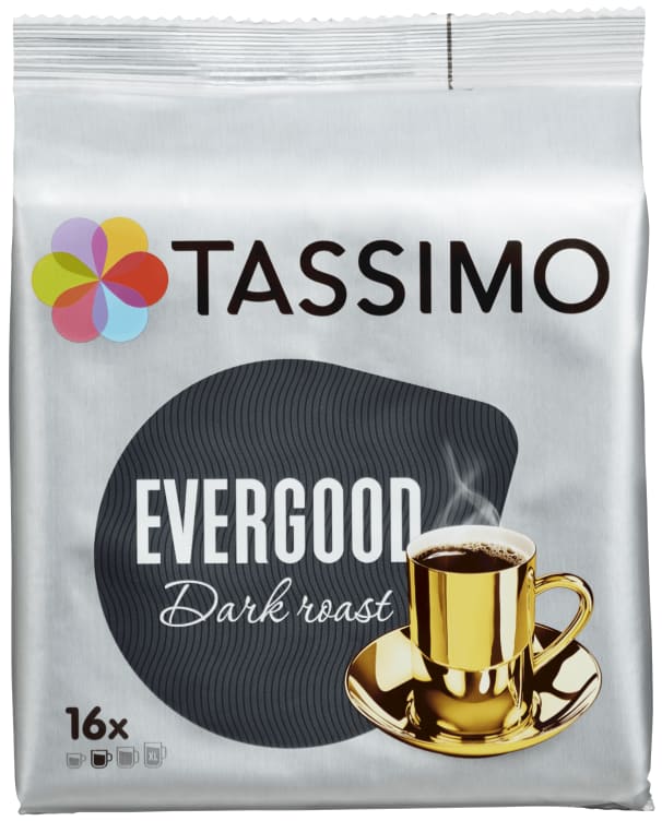 Tassimo Evergood Dark Roast 16kapsler