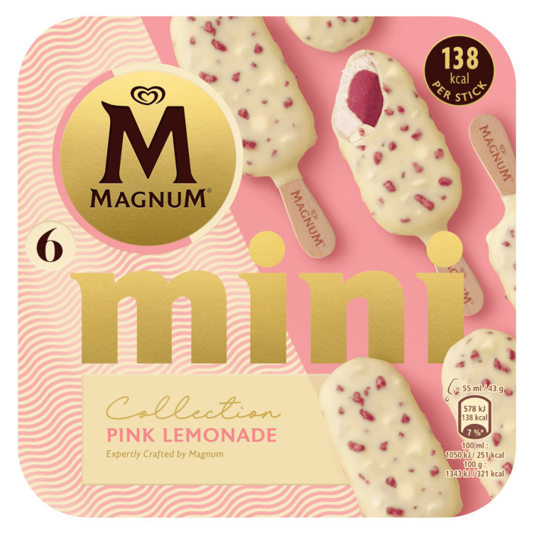 Magnum Is Mini Pink Lemonade 6x55ml