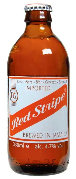 Red Stripe Jamacian Lager 0,33l flaske