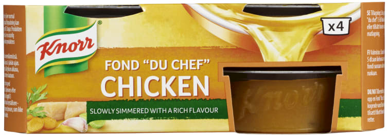 Product Image for Fond Du Chef Kylling 4x28g Knorr